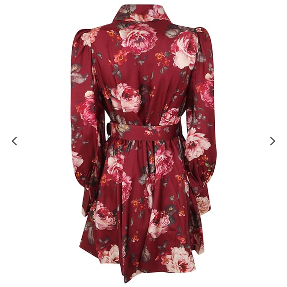 Zimmermann Luminosity Floral-print Silk Mini Shirt Dress - Picture 4 of 5
